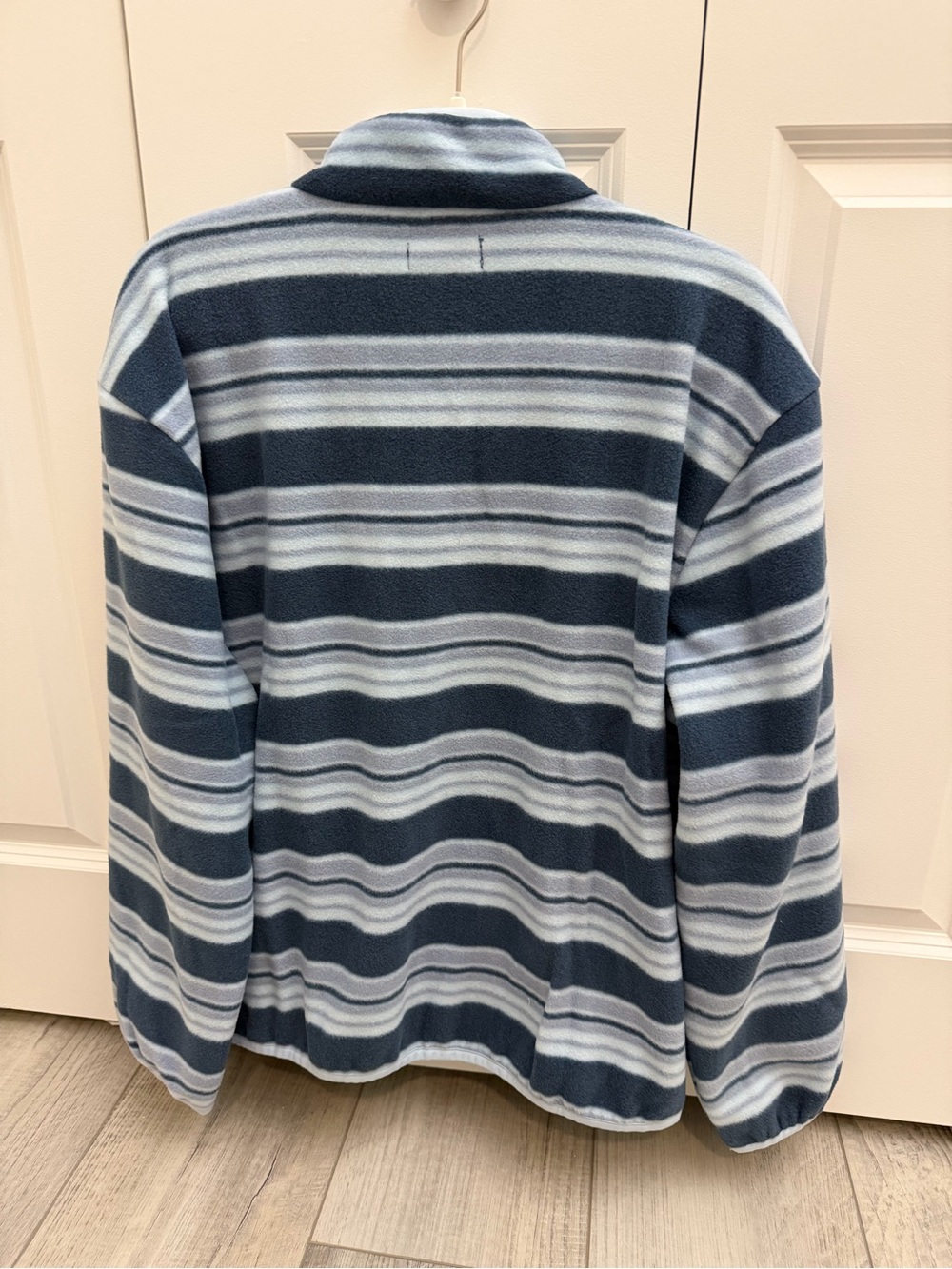 Set Active Microfleece Stripe Half Zip Hammock Blue Small BNWT Trendy - Picture 8 of 11